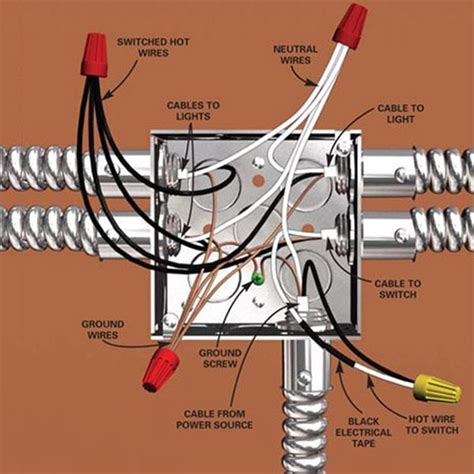 attach a plug wired to junction box|6 terminal junction box wiring.